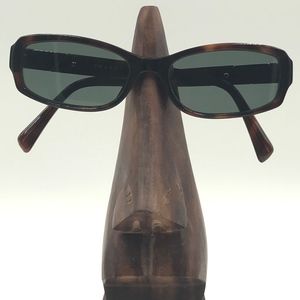 VINTAGE PRADA MILAN RECTANGLE BROWN SUNGLASSES